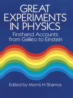 cover image of Great Experiments in Physics
